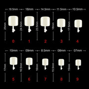 Soft Gel Toenail Tips-PT24-NATURAL