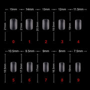 Soft Gel Short Square Tip-PT25-Clear