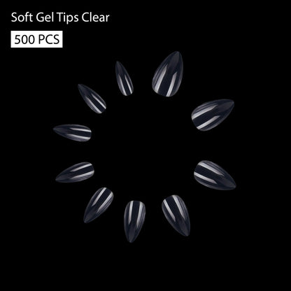 Soft Gel Tips-PT27-CLEAR - Shills Professional