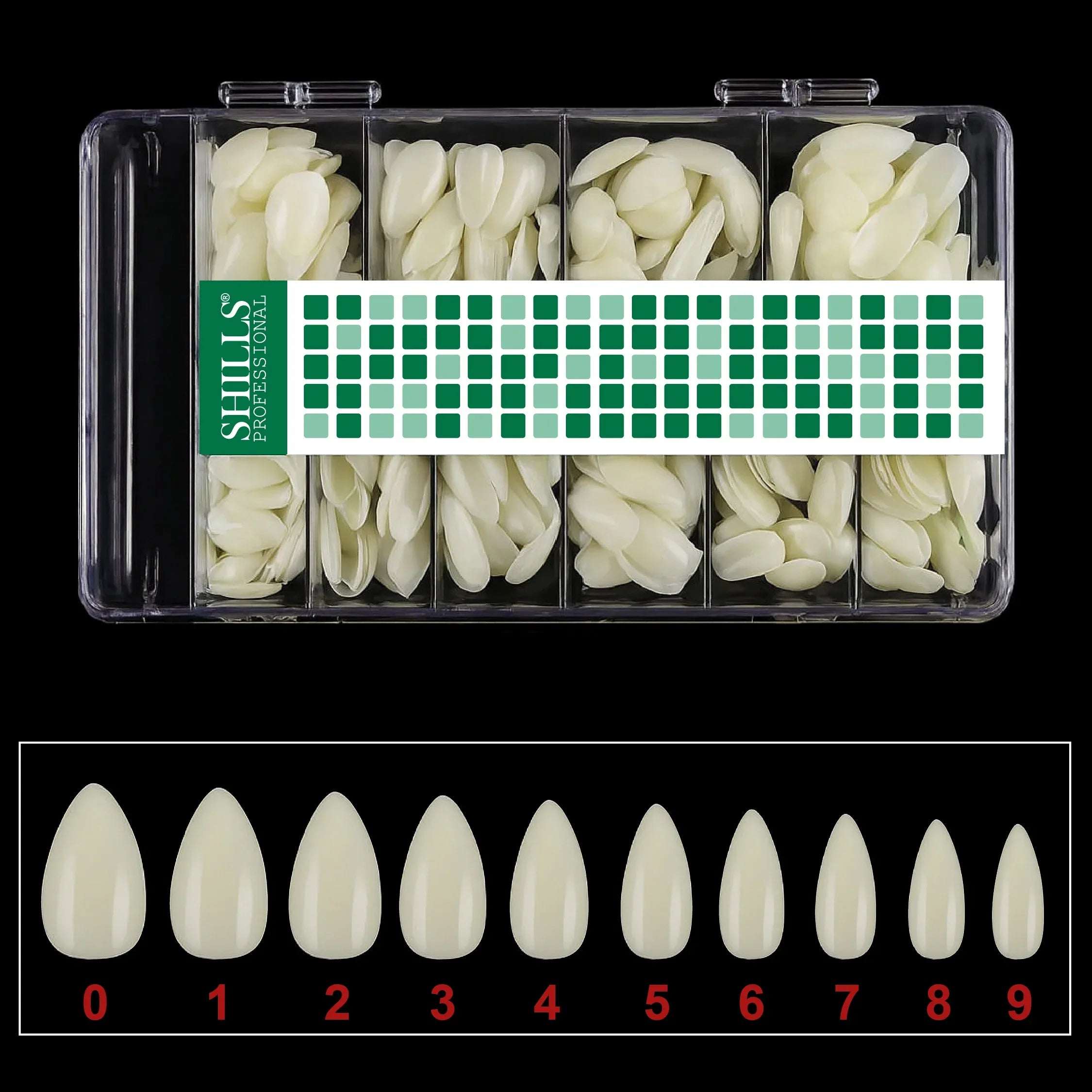 Soft Gel Tips-PT27-NATURAL - Shills Professional