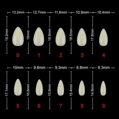 Soft Gel Tips-PT27-NATURAL - Shills Professional