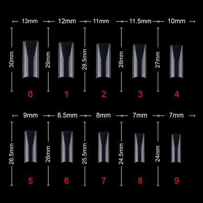 Soft Gel Tips-PT30-CLEAR - Shills Professional