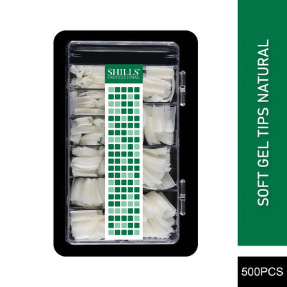 Soft Gel Tips-PT30-NATURAL - Shills Professional