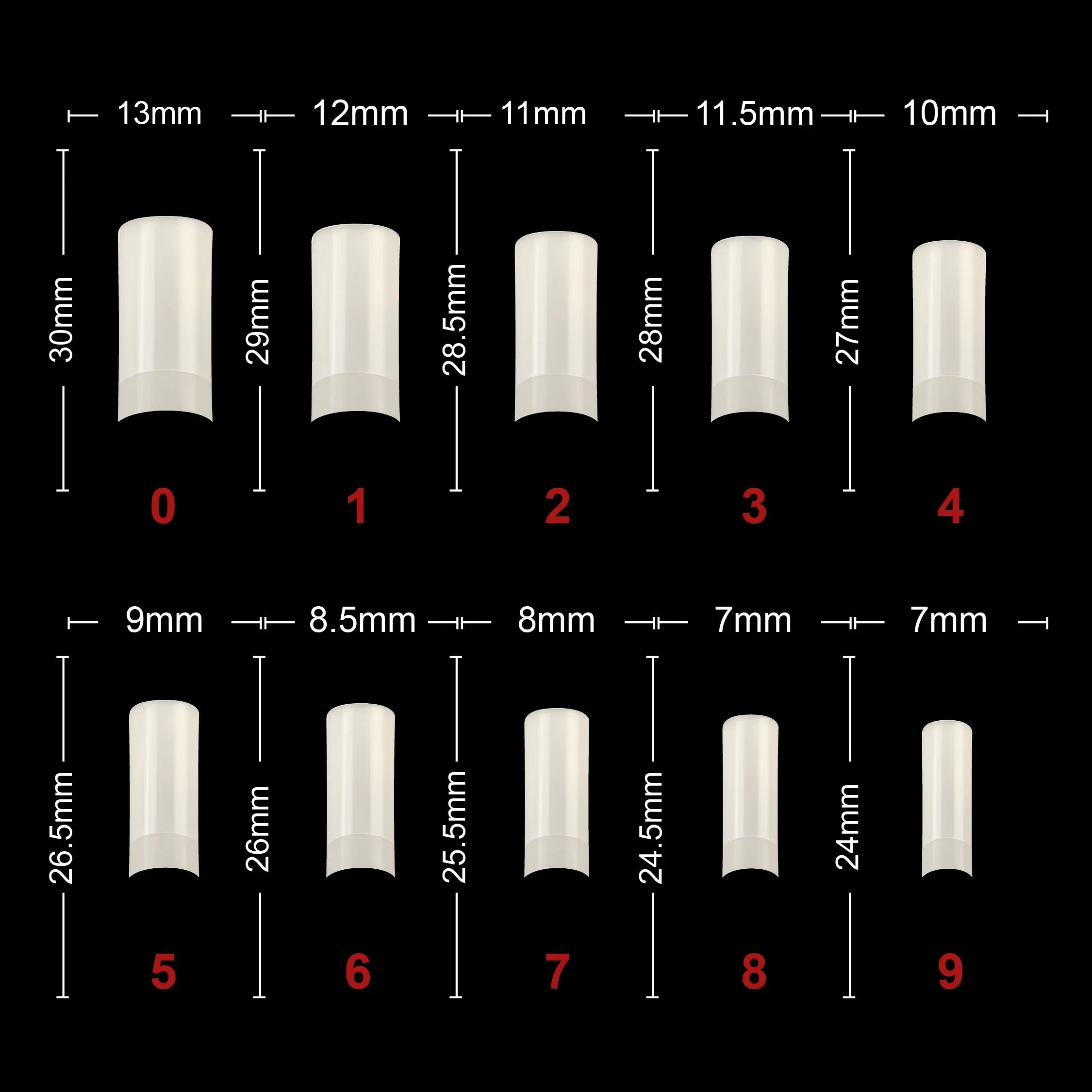 Soft Gel Tips-PT30-NATURAL - Shills Professional