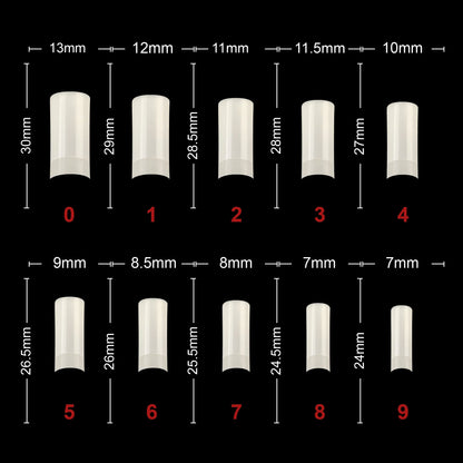 Soft Gel Tips-PT30-NATURAL - Shills Professional