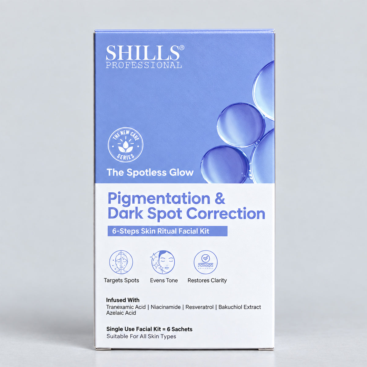 The Spotless Glow Pigmentation & Dark Spot Correction Facial Kit | Shills