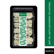 Soft Gel Matte Waterdrop Tips-PT09-Natural