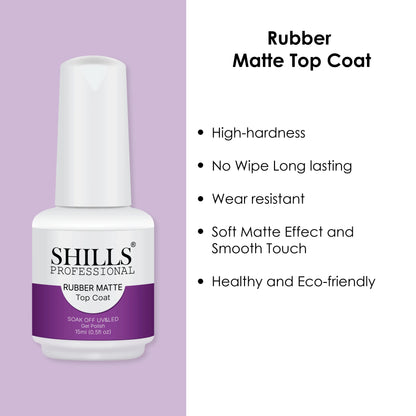 Rubber Matte Top Coat - Shills Professional