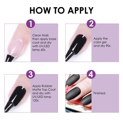 Rubber Matte Top Coat - Shills Professional