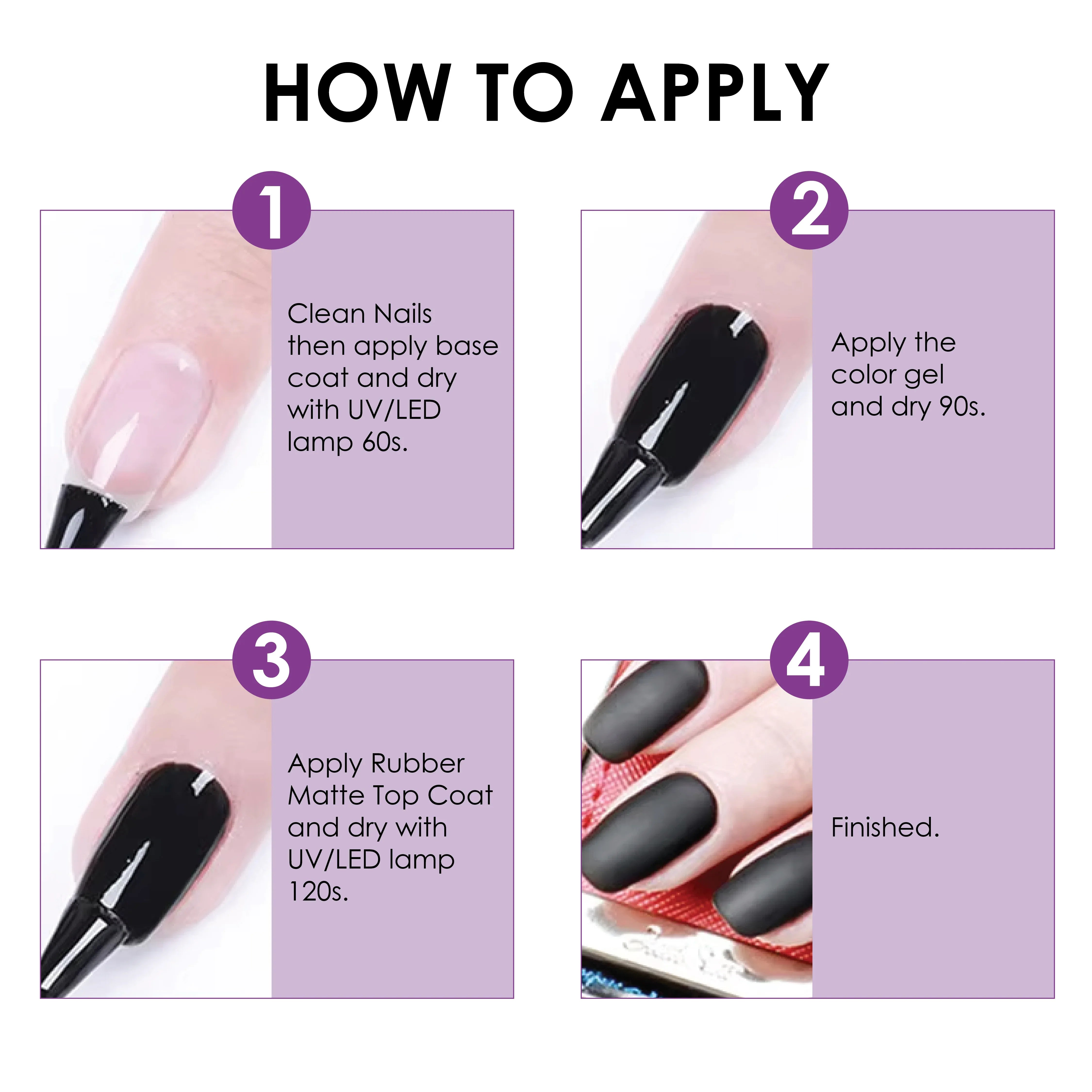 Rubber Matte Top Coat - Shills Professional