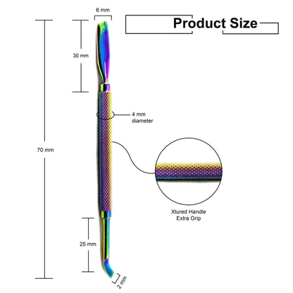 Rainbow Cuticle Pusher S-505 - Shills Professional
