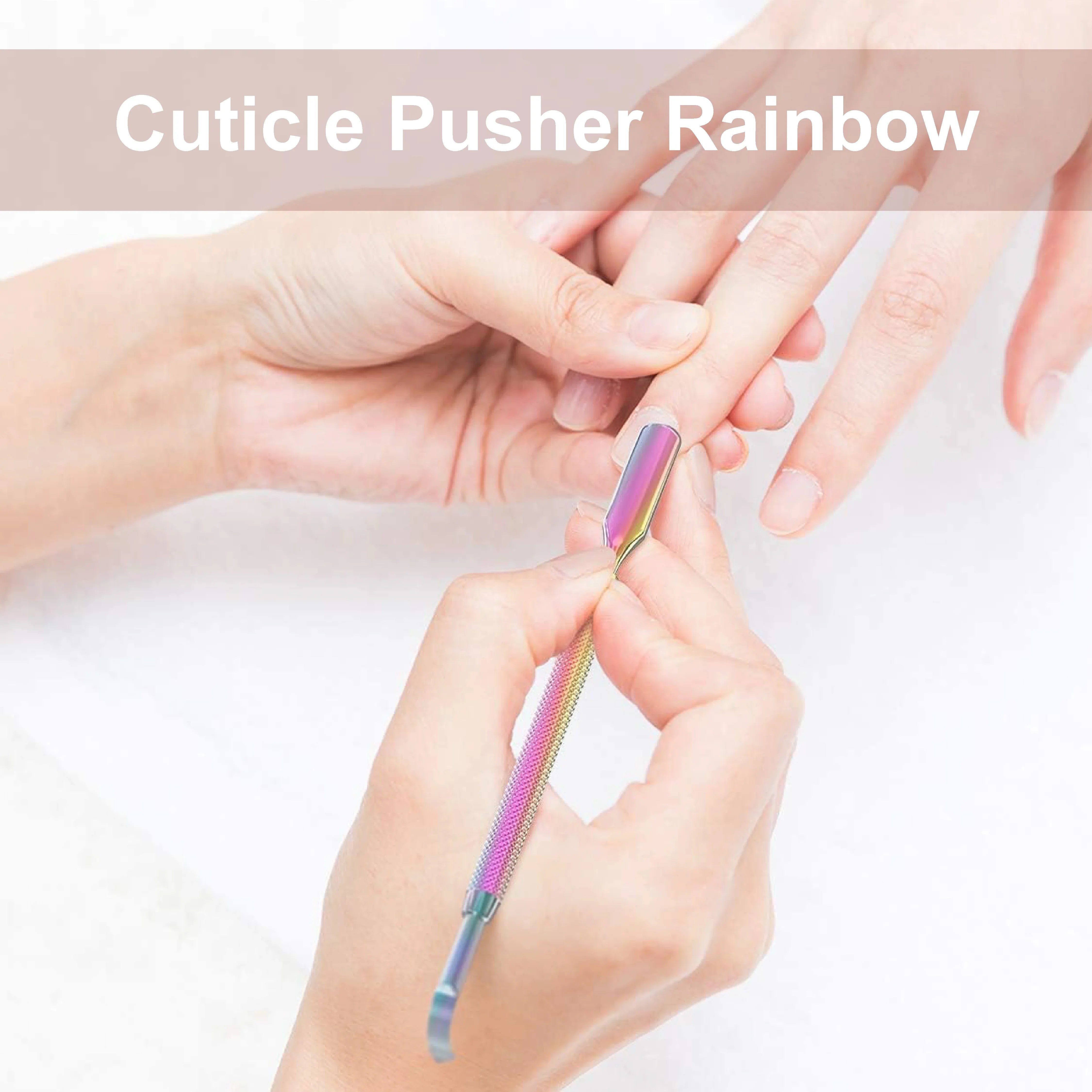 Nail Art Rainbow Cuticle Pusher S-511 - Shills Professional