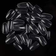 PKT 500pcs Short Ballet Nail Tips Clear