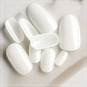 PKT 500pcs Short Oval Shape Nail Tips Natural