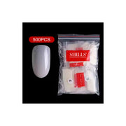 PKT 500pcs Short Oval Shape Nail Tips Natural