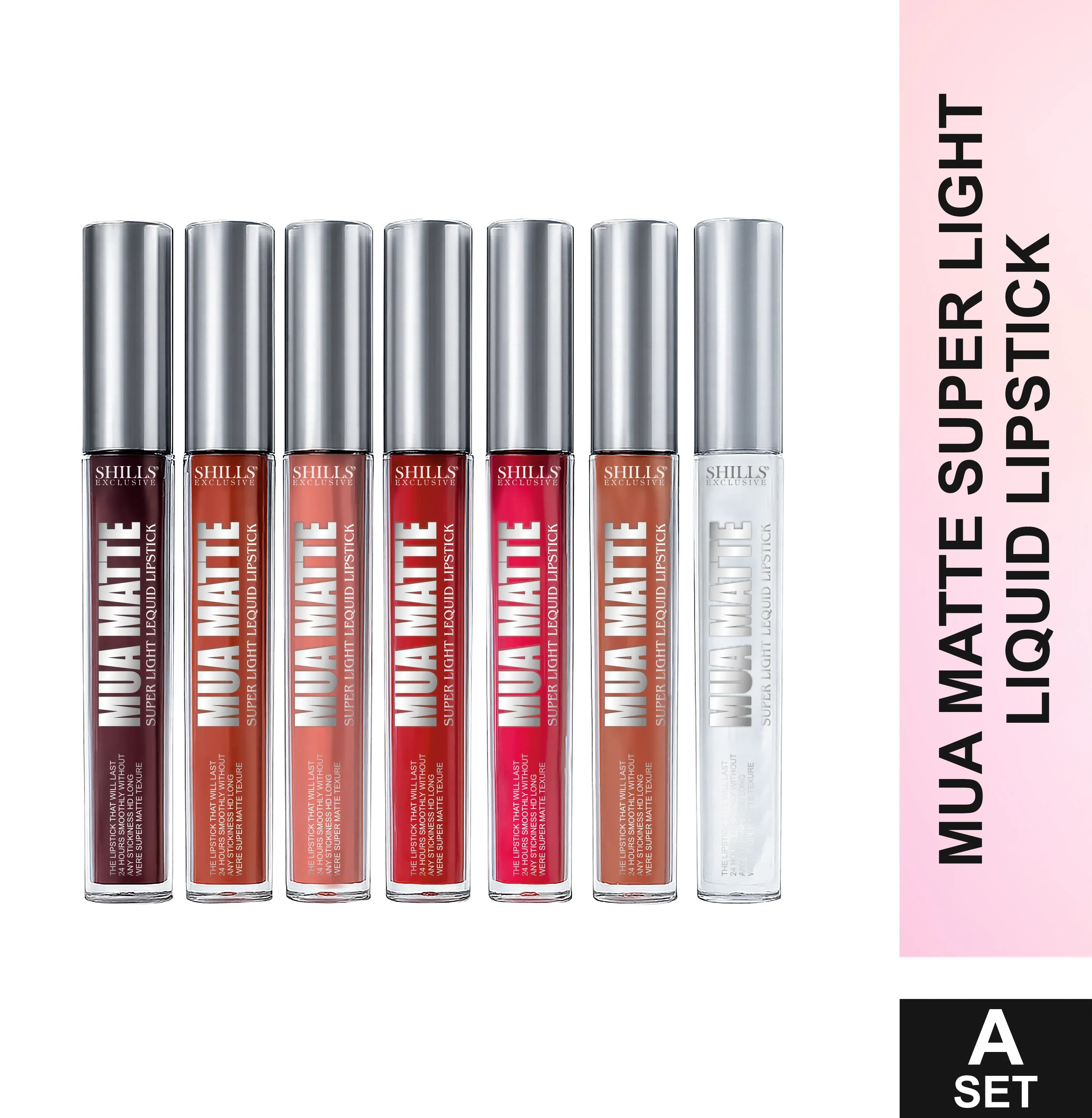 Mua Matte Super Light Liquid Lipstick Set - Shills Professional