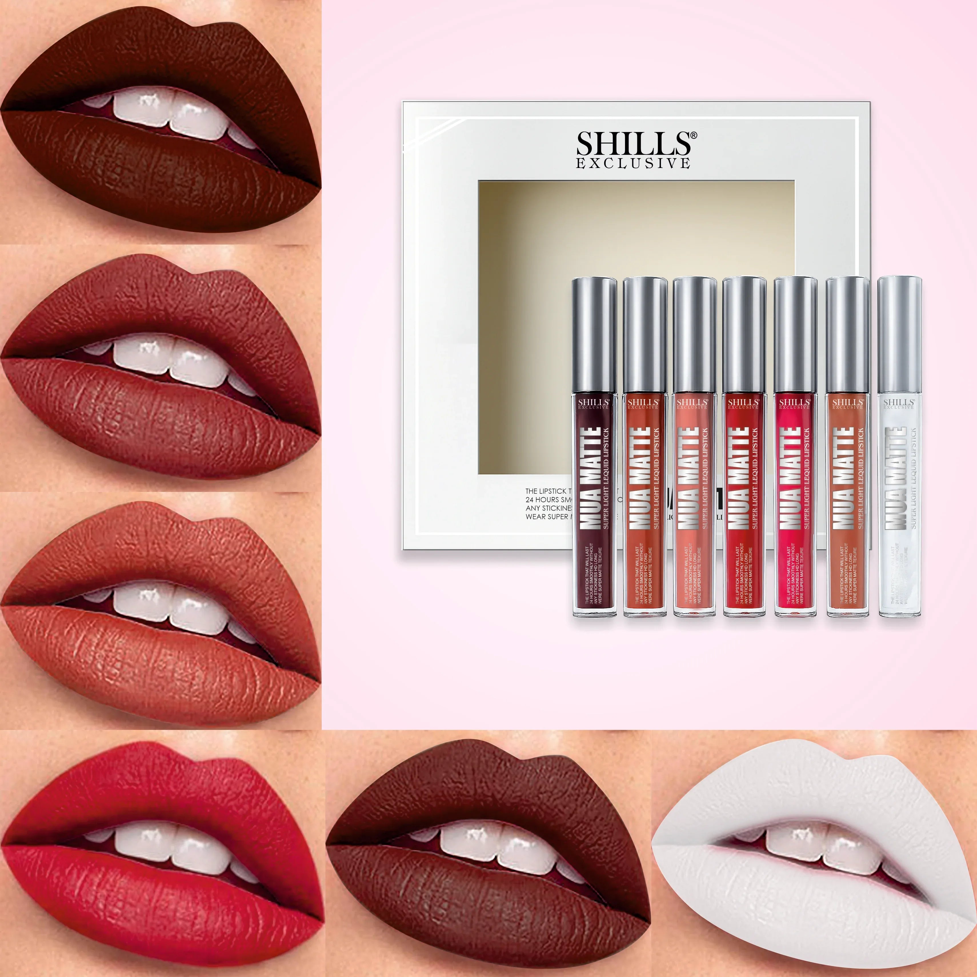 Mua Matte Super Light Liquid Lipstick Set - Shills Professional