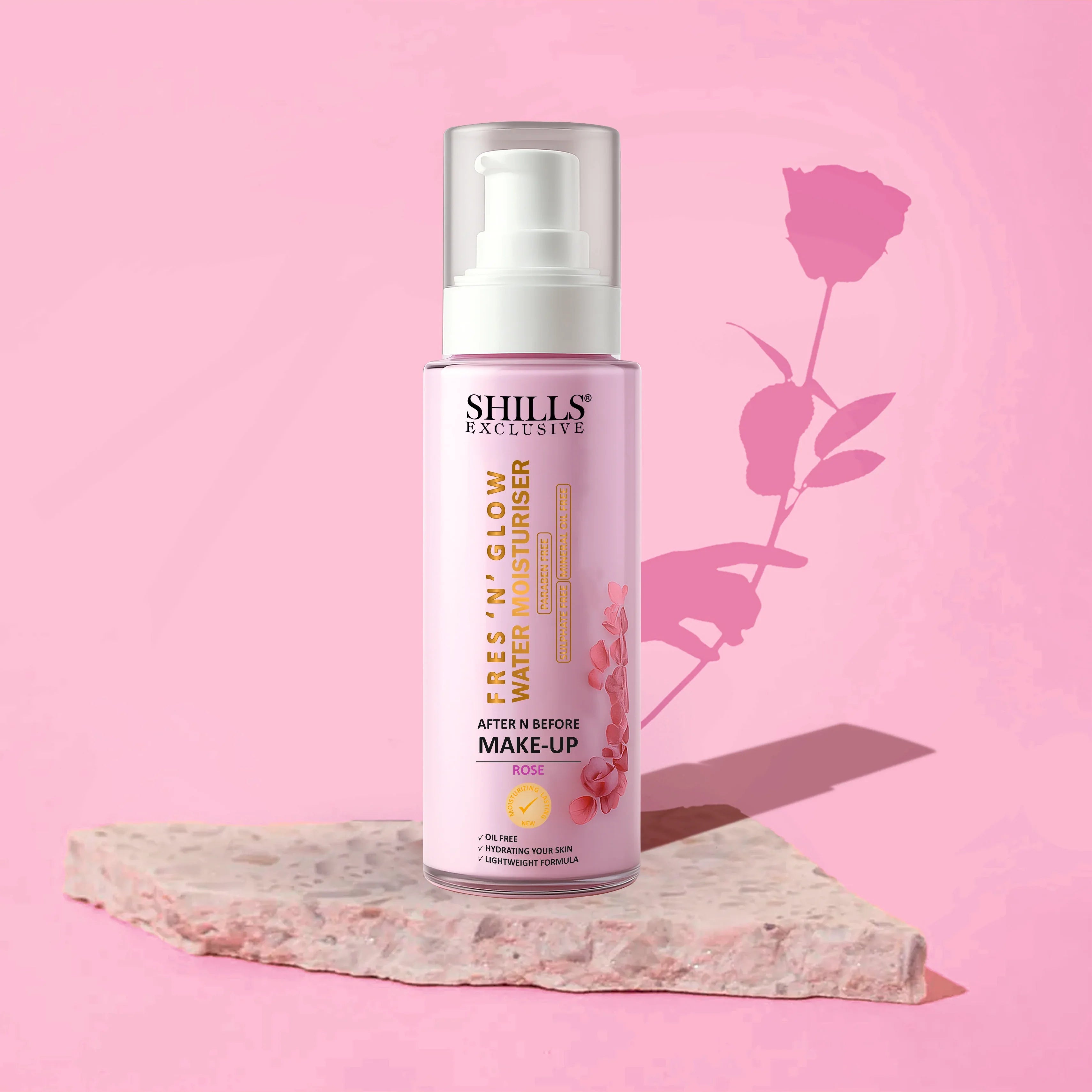 Fresh N Glow Water Moisturizing Rose - Shills Professional