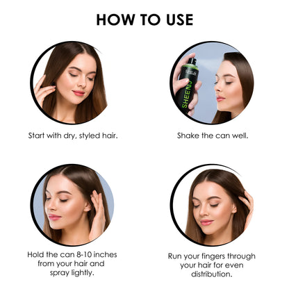 Sheen+ Super Shine Hair Spray - Shills Professional