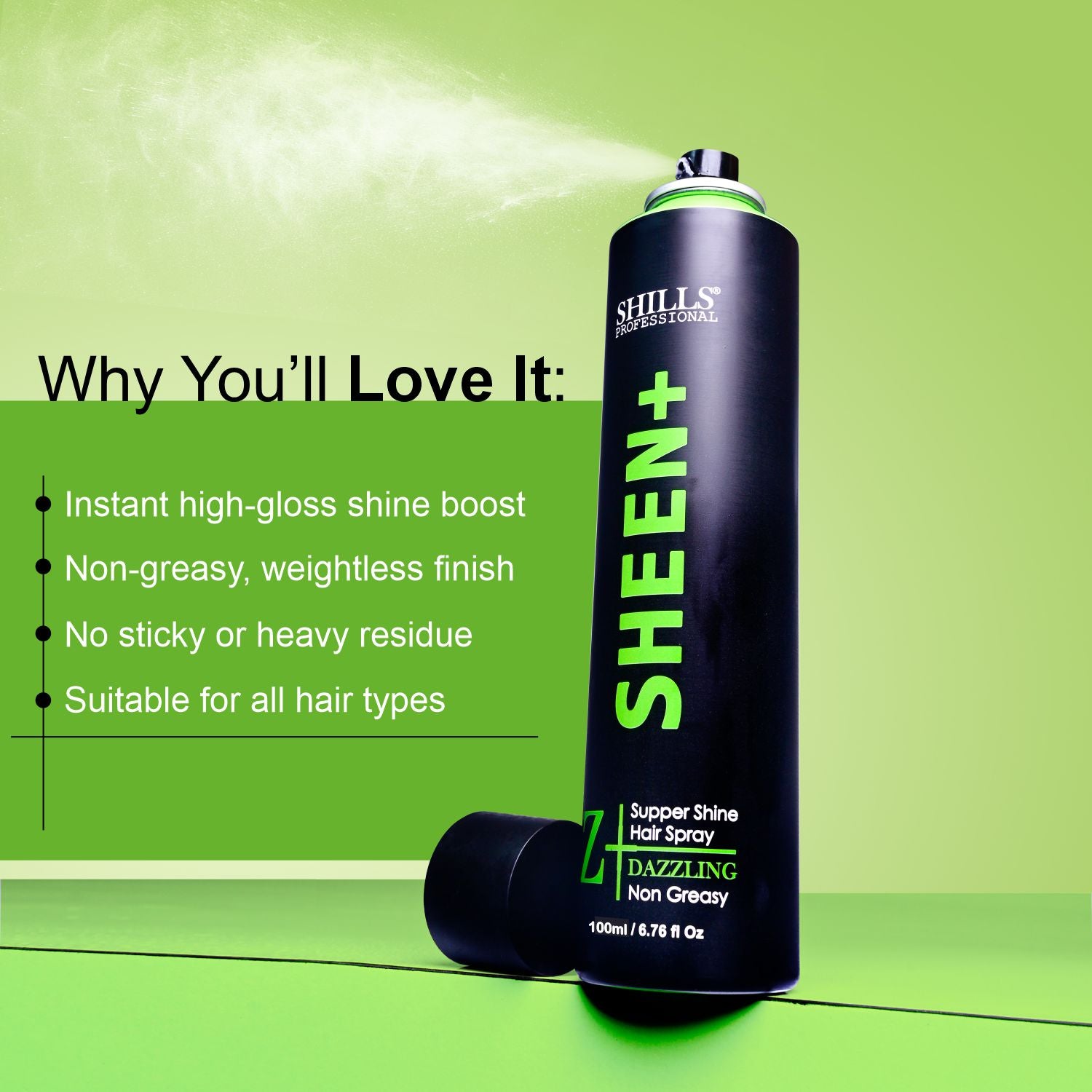 Sheen+ Super Shine Hair Spray 100ml