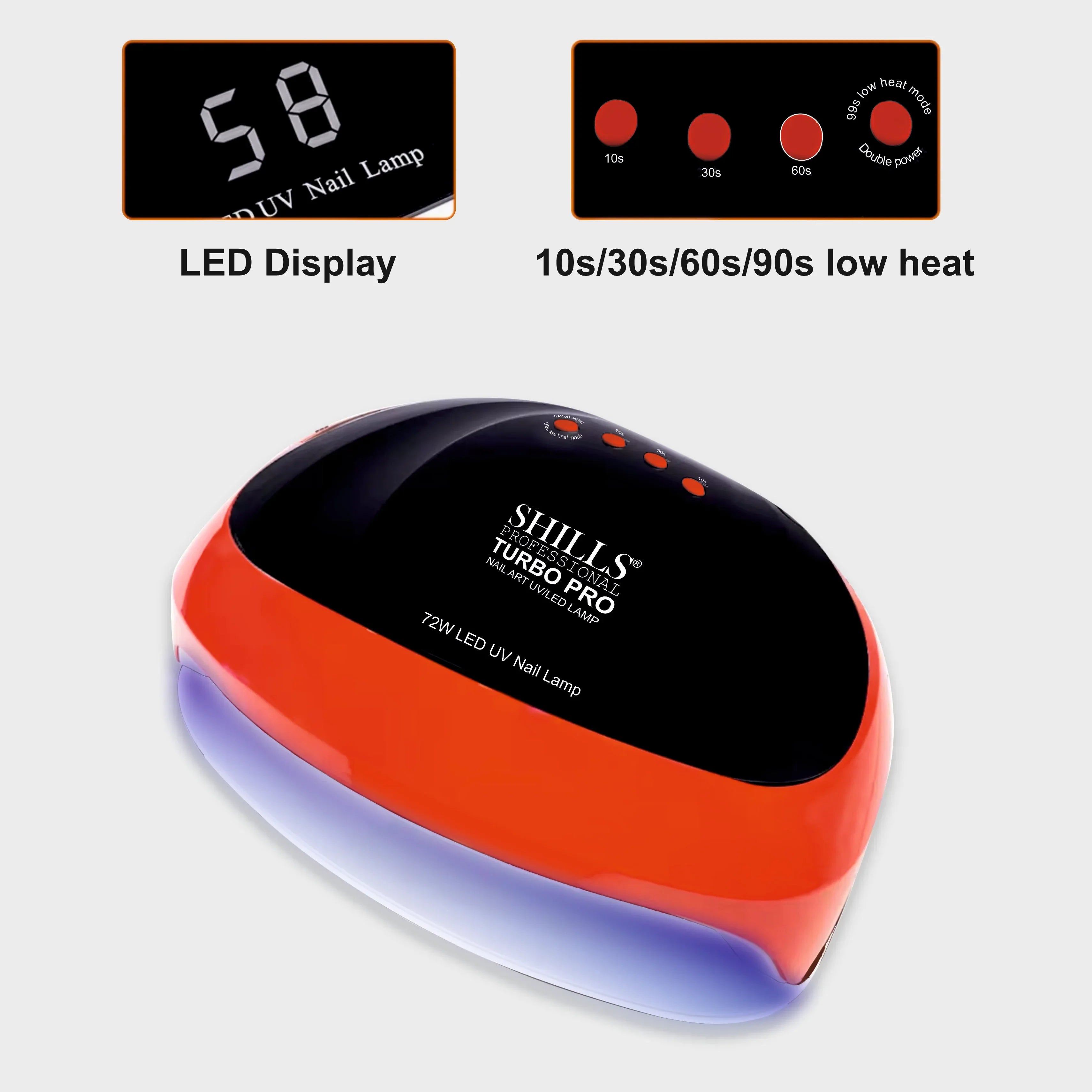 Turbo Pro UV/LED NAIL LAMP 72w - Shills Professional