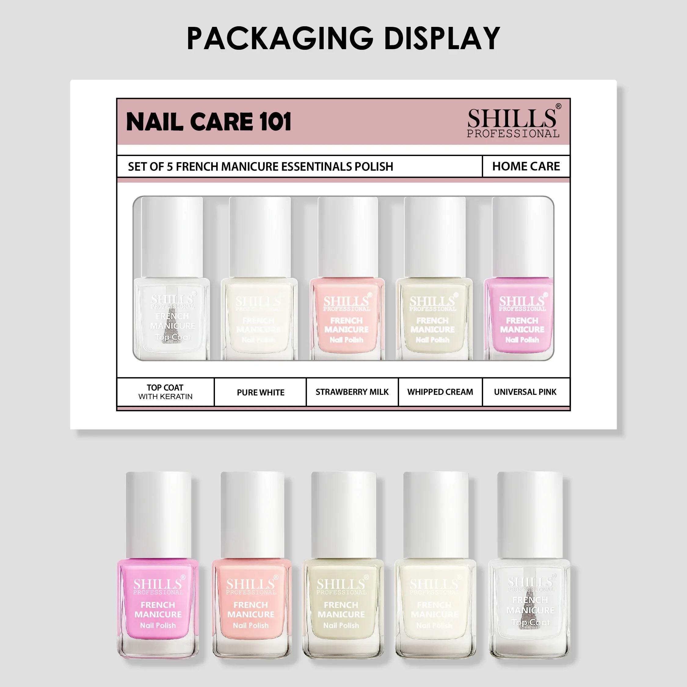 French Manicure Set Sp-t03 - Shills Professional