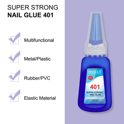 401 Super Strong Nail Glue - Shills Professional