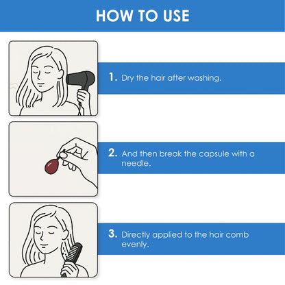 Hair Softener Gel Capsule - Blue - Shills Professional