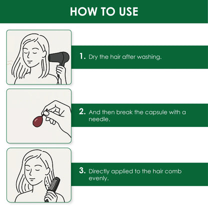 Hair Softener Gel Capsule - Green - Shills Professional