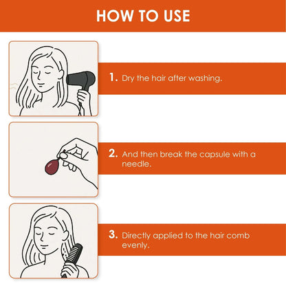 Hair Softener Gel Capsule - Orange - Shills Professional