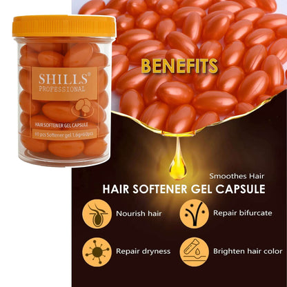 Hair Softener Gel Capsule - Orange - Shills Professional