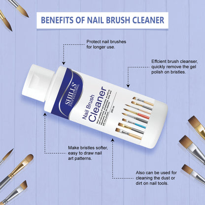 Nail Brush Cleanser 200 ML - Shills Professional