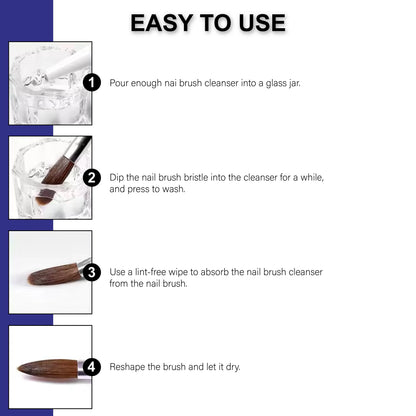 Nail Brush Cleaner 100ml - Shills Professional