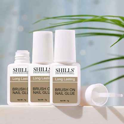 Brush On Nail Glue 7g - Shills Professional