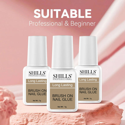 Brush On Nail Glue 7g - Shills Professional