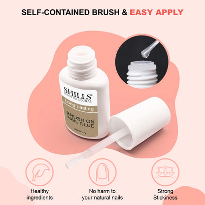 Brush On Nail Glue 7g - Shills Professional