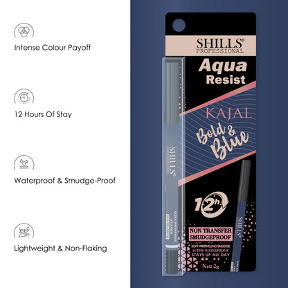 Aqua Resist Bold Kajal - Shills Professional