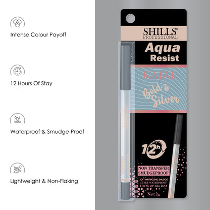 Aqua Resist Bold Kajal - Shills Professional