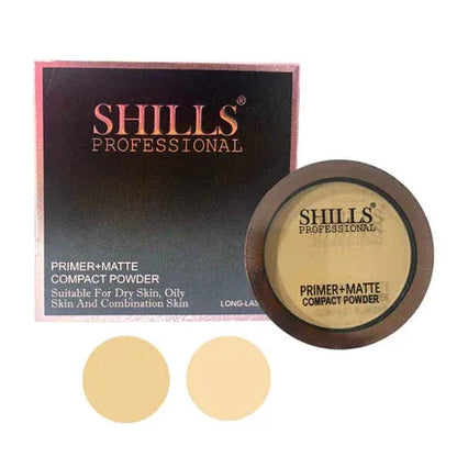 Primer + Matte Compact Powder - Shills Professional