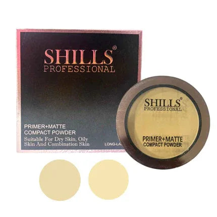 Primer + Matte Compact Powder - Shills Professional