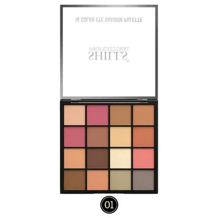 16 Colors Eyeshadow Palette - Shills Professional