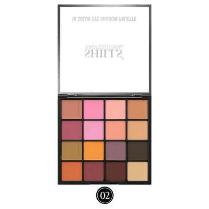 16 Colors Eyeshadow Palette - Shills Professional