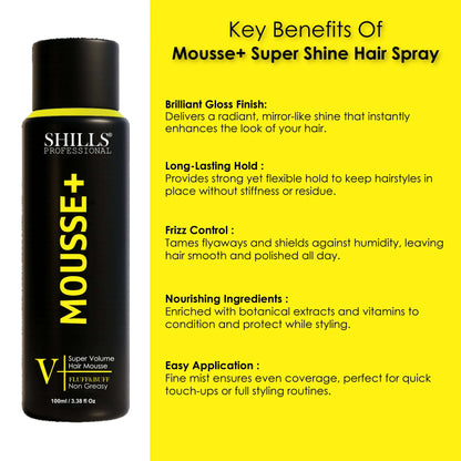 Hair Mousse+ - Shills Professional