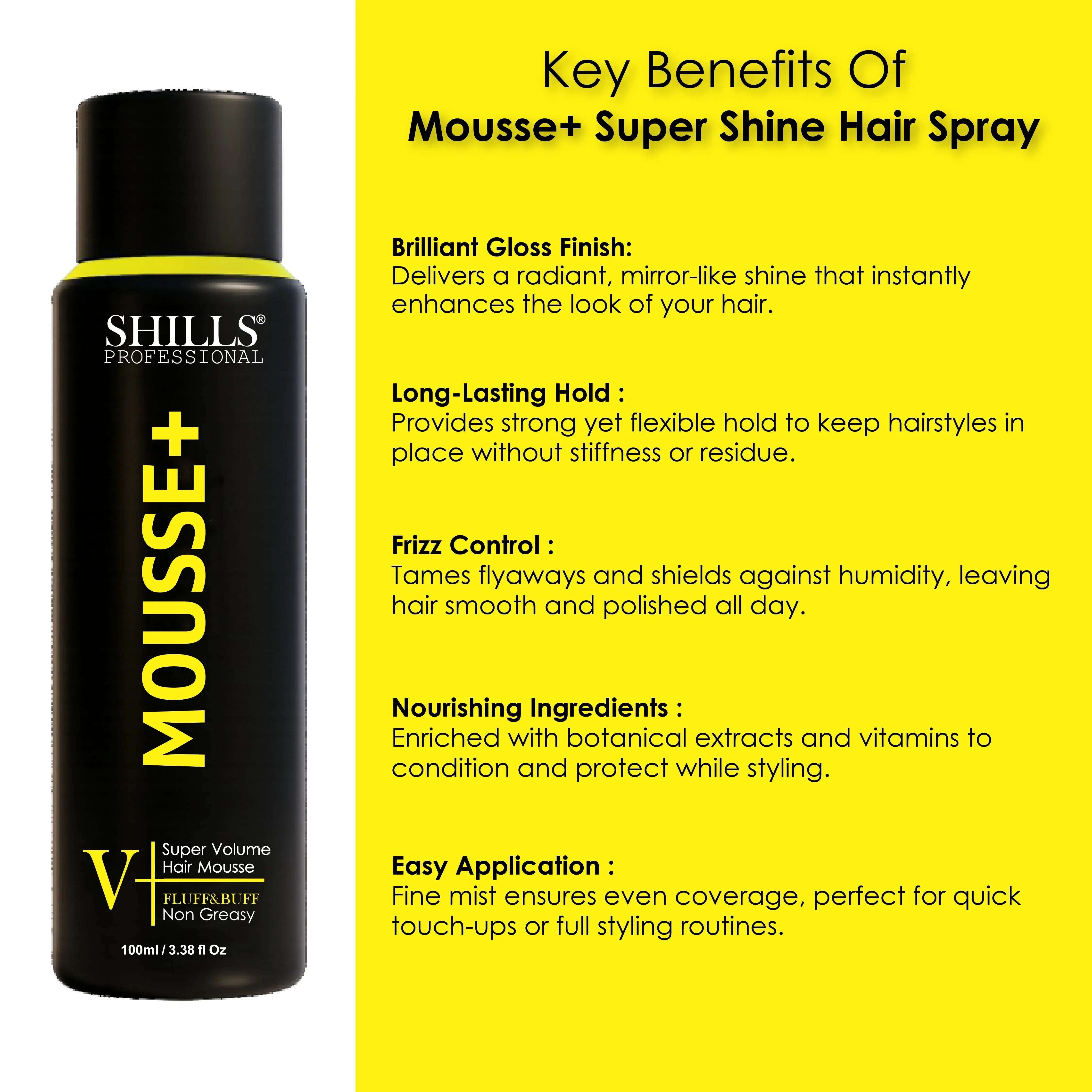 Hair Mousse+ - Shills Professional
