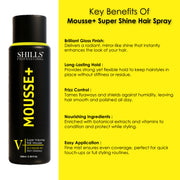 Mousse+ Super Shine Hair Spray 100ml