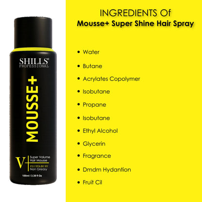 Hair Mousse+ - Shills Professional