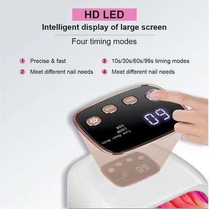 Adored UV|LED Nail Lamp 180W - Shills Professional