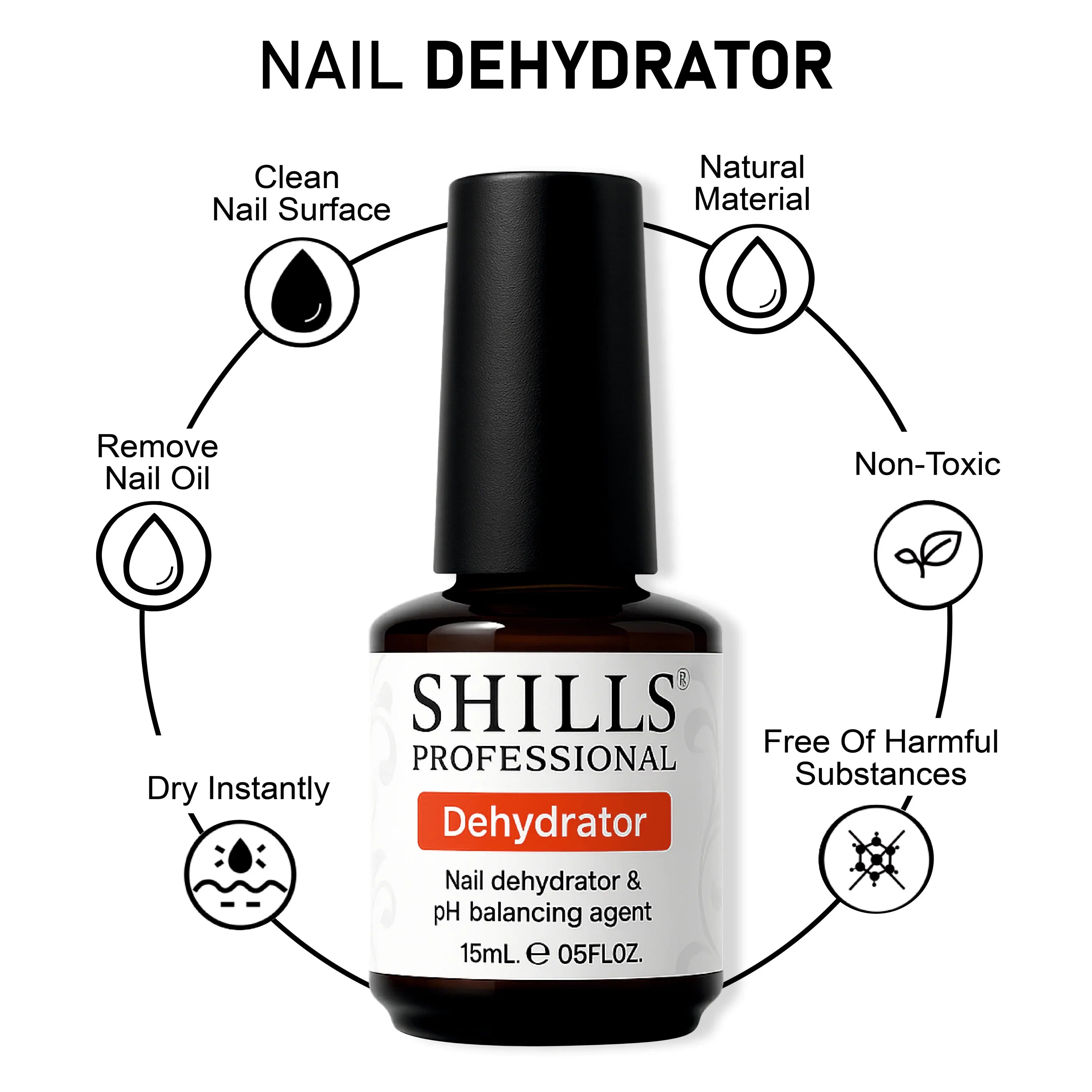 Dehydrator 15ml - Shills Professional