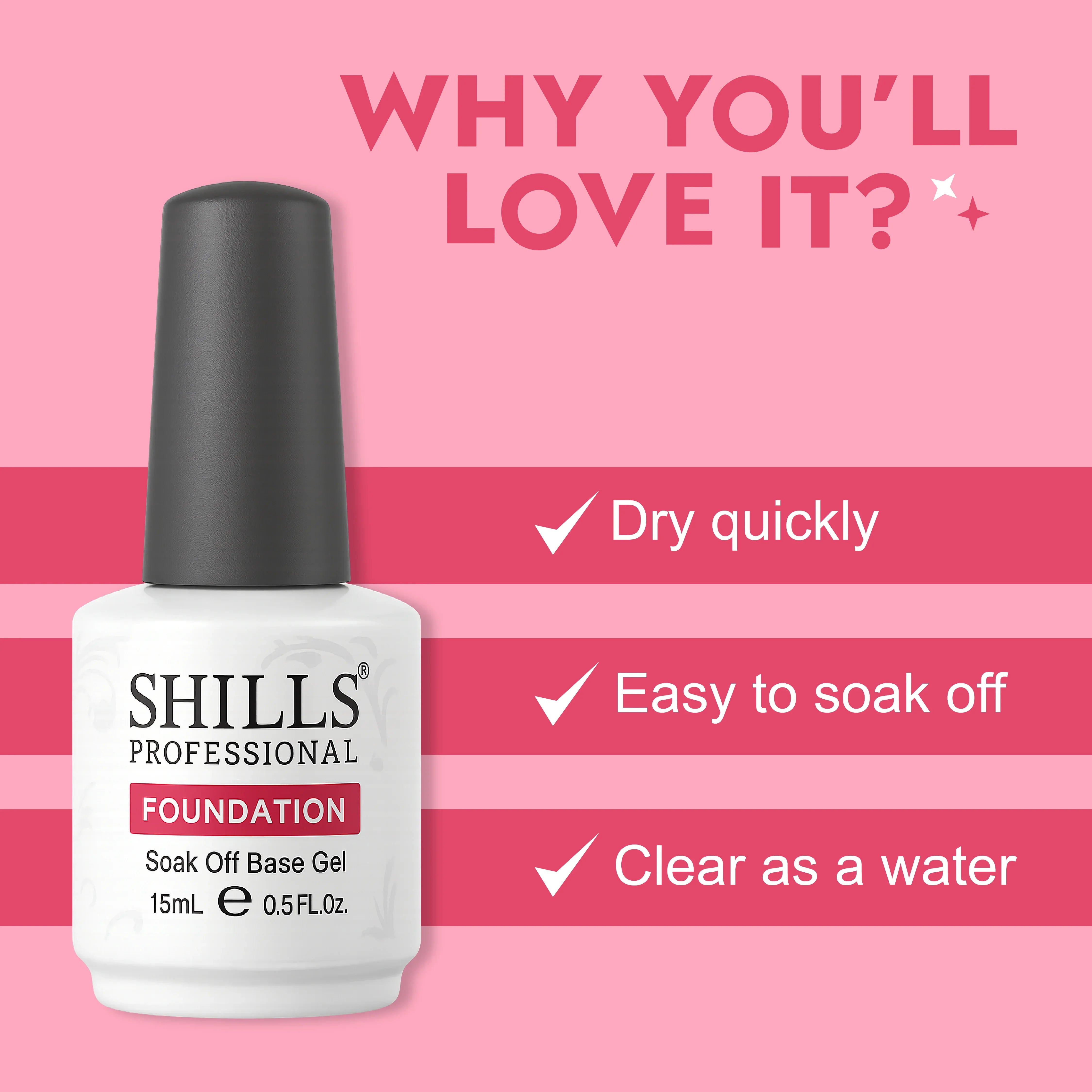 Base Coat 15ML - Shills Professional