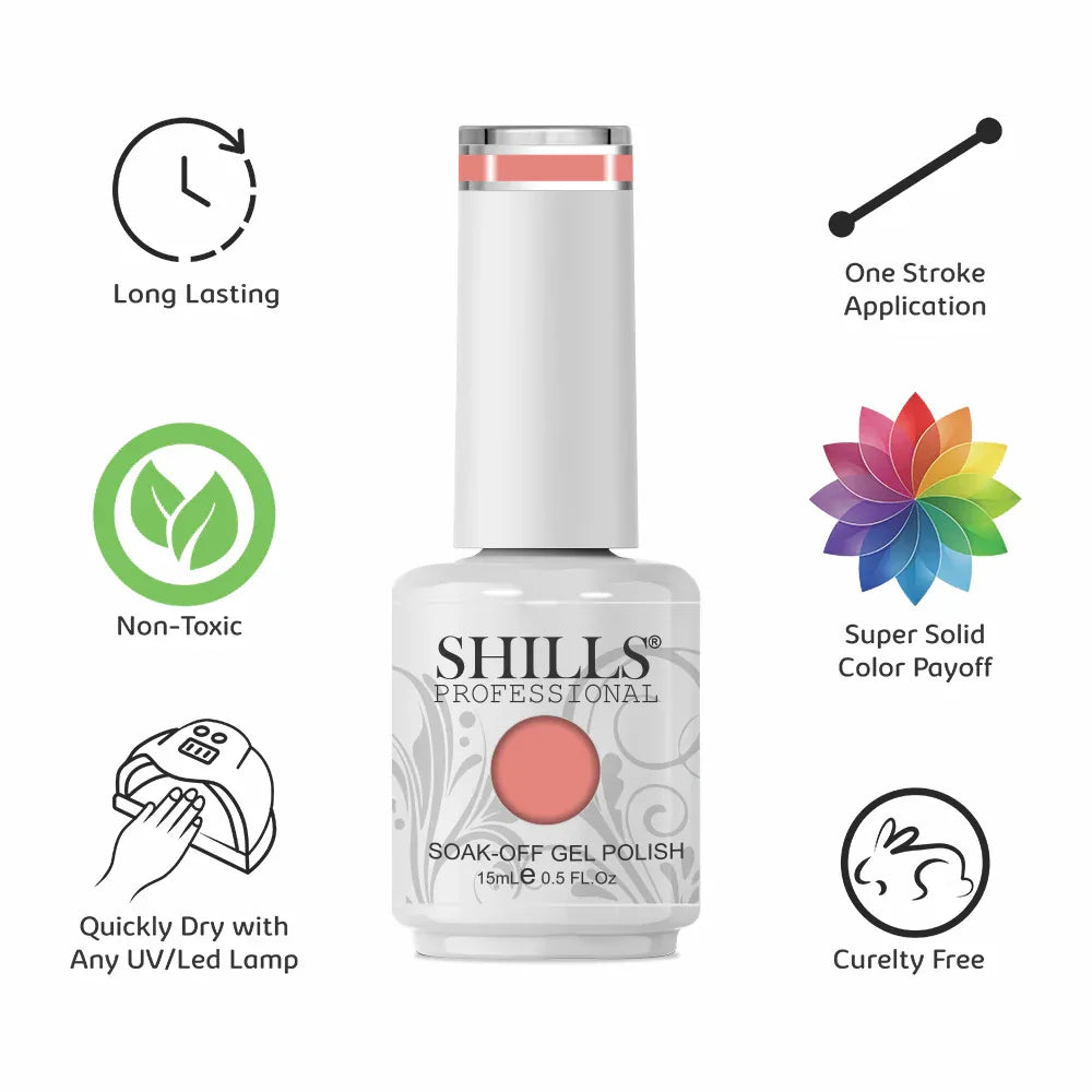UV/LED Cool Gel Polish(SPGSPG84-SPG124) - Shills Professional